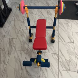 Kids Toy Weight Bench
