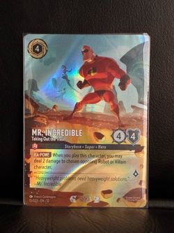 D23 2026 Disney Lorcana Mr. Incredible  Exclusive Promo Card 15 D23 EN 12 Foil