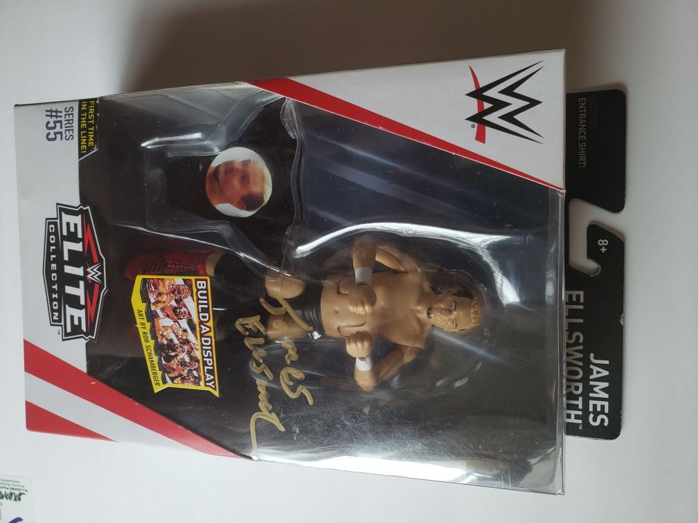 WWE James Ellsworth Elite Series 55 Signed