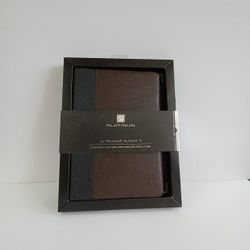 PT Platinum Microsoft Surface 3, Leather Folio Case Stand