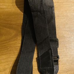 Black Guitar Strap 
