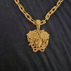 Versace Medusa Necklace 