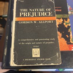 The Nature Of Prejudice By Gordon W. Allport