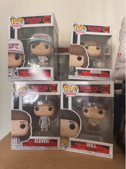 Strangers things funko pops