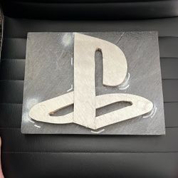 Wooden Playstation Sign