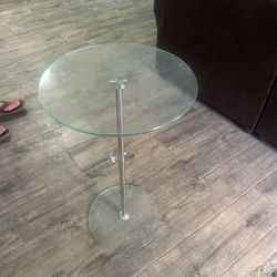 Glass Adjustable Table