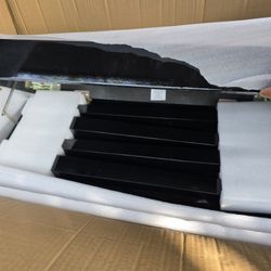 Bonnlo Adjustable Duet Piano Bench with Storage Black Faux Leather Piano Stool Deluxe Padded Seat with 2” Thick Cushion