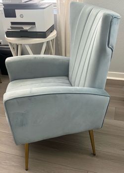Velvet Accent Chair