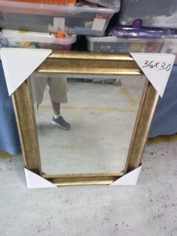 Mirror Hanging Wall 36x30