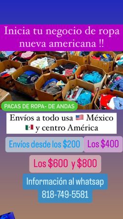 Pallets De Ropa Nueva 