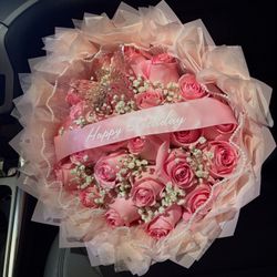 Ramo Buchon Roses Flower Bouquet 