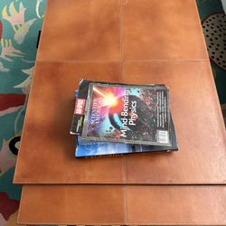 Tan Leather Coffee Table 