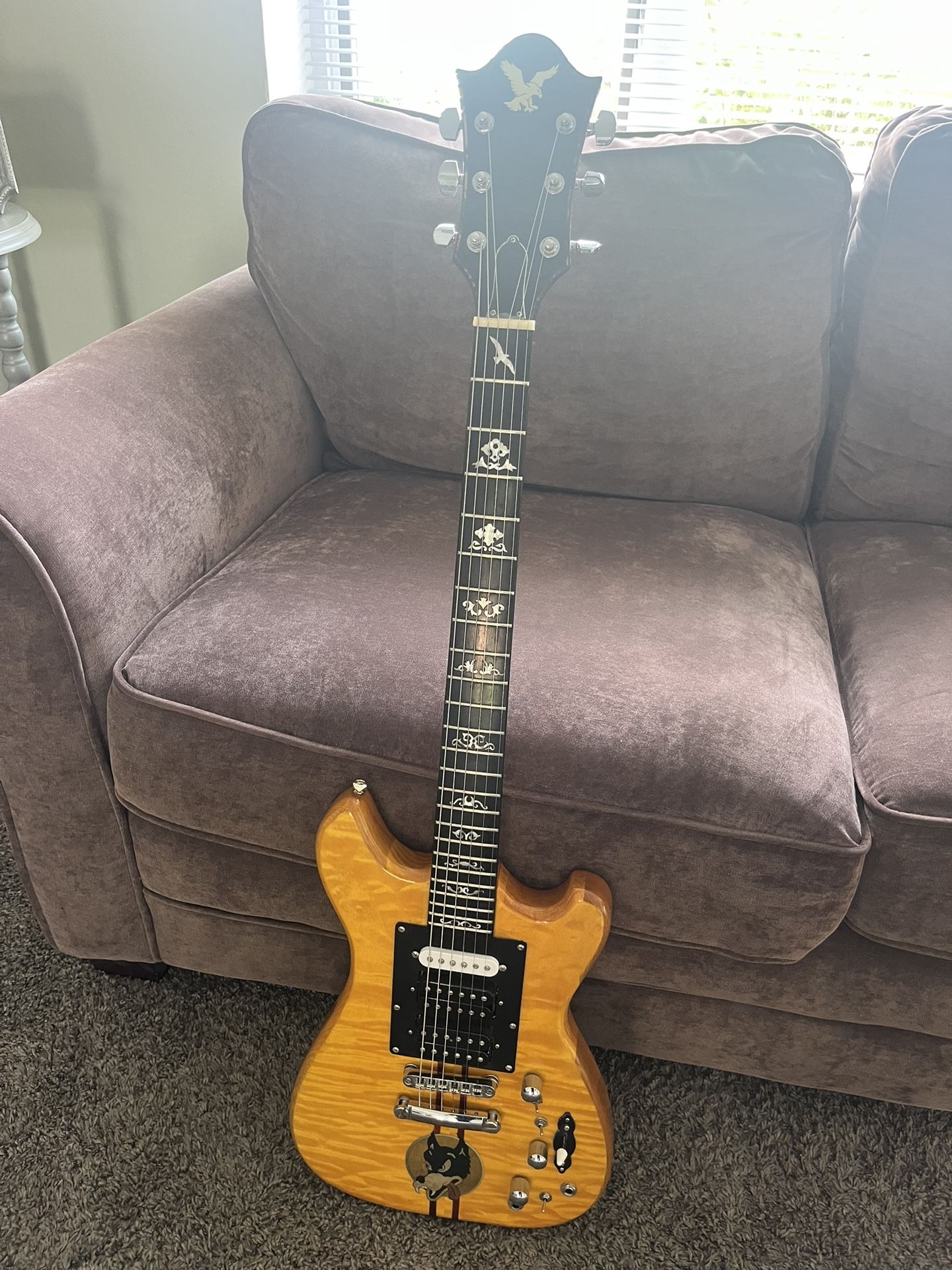 Grateful Dead Jerry Garcia Wolf Guitar