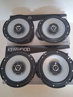 KENWOOD 2 PAIRS 6.5 INCH 2 WAY 300 WATTS CAR SPEAKER