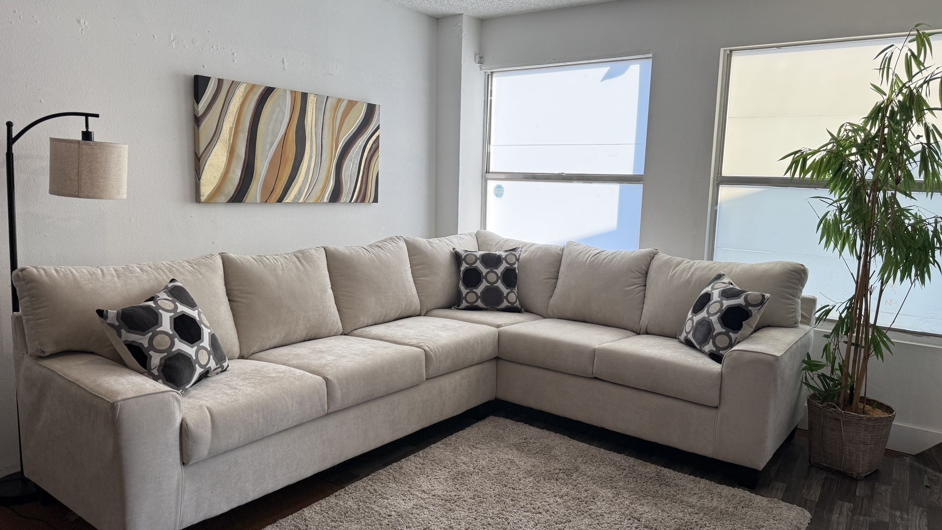 Brand New White Sectional