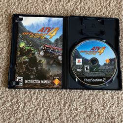 ATV Off-road Fury 4 (PS2) W/ Manual