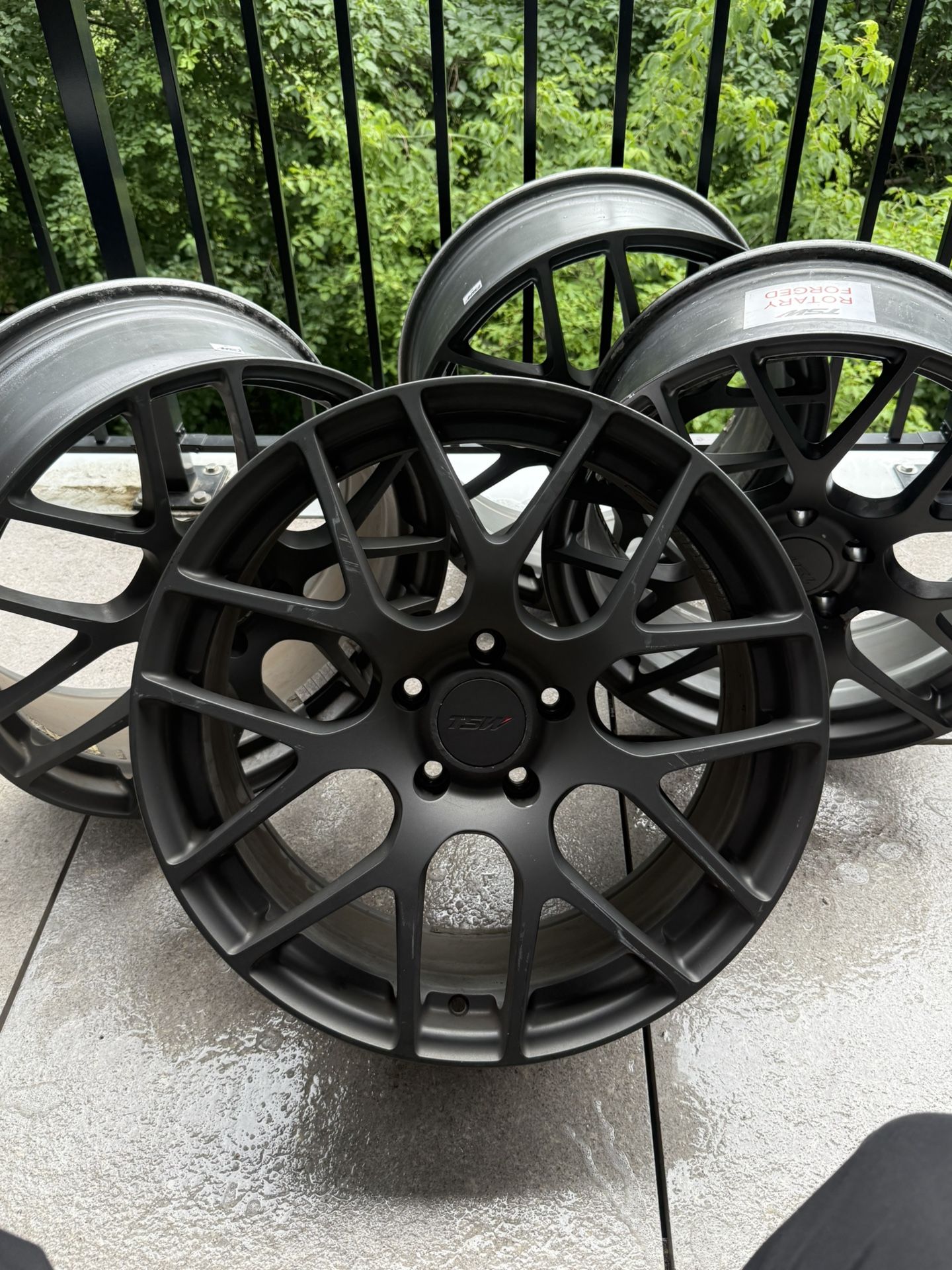 TSW Nurburgring wheel, matte gunmetal finish