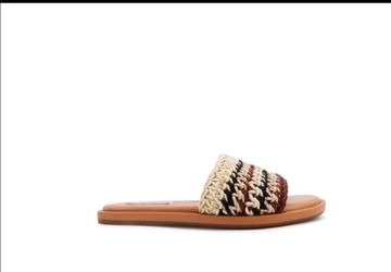 NWT! Steve Madden Women's Multi Natural Crochet Sandal Tanyah