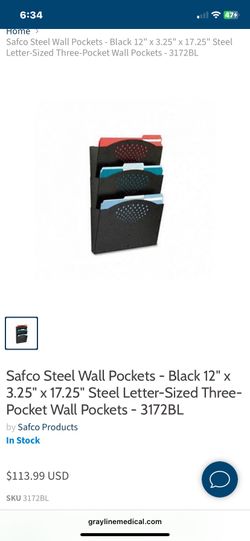 Wall pockets/ on the wall file  organizer