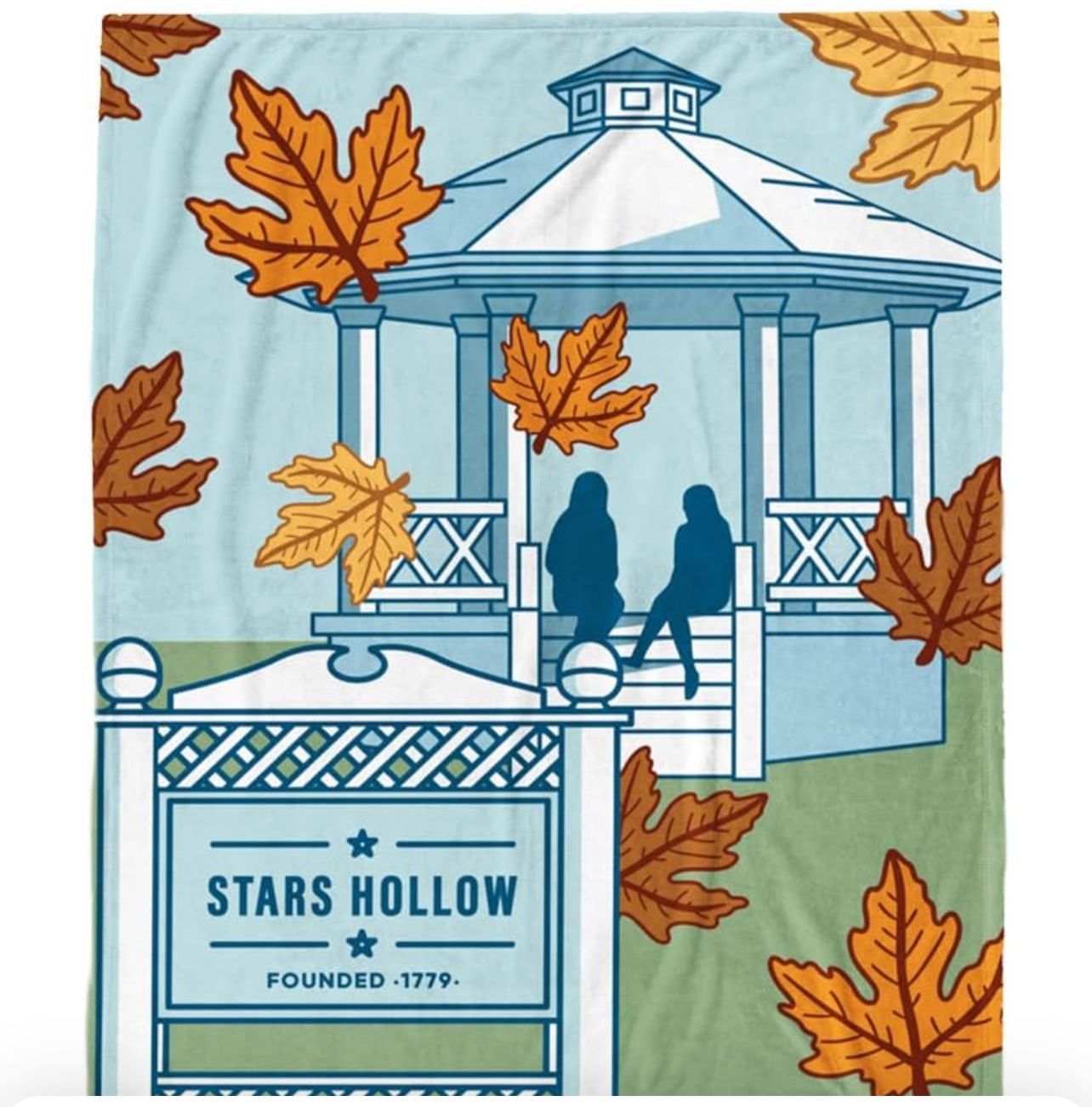 🍁🍂NEW GILMORE GIRLS PLUSH THROW BLANKET🍂🍁