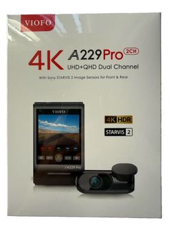 VIOFO A229 Pro 2CH 4K Dual Channel Dash Cam