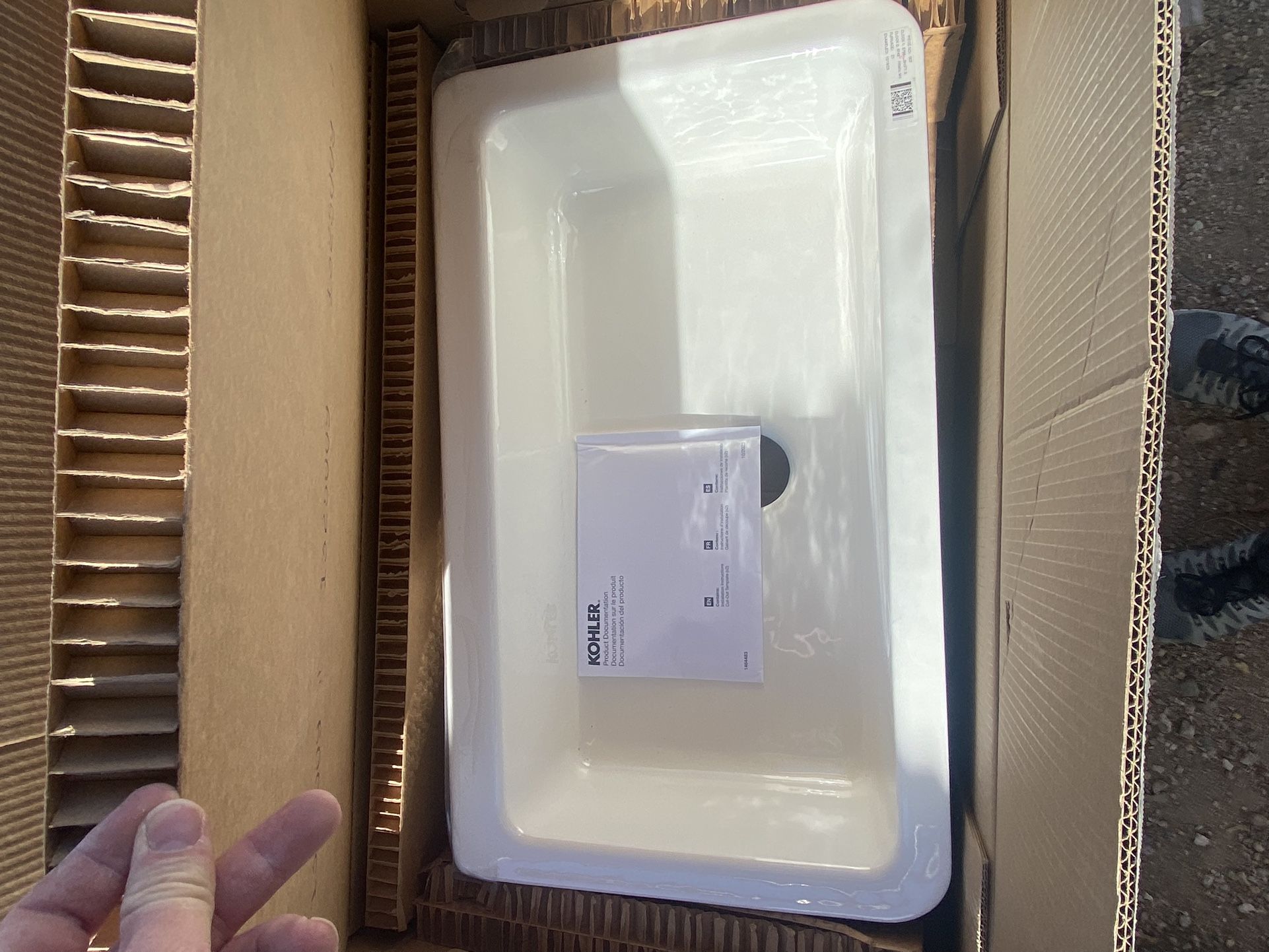 Kohler Dickinson under mount Farmhouse Sink Home improvement