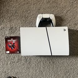 Ps5 Slim With Disc drive!!! And Spiderman  2