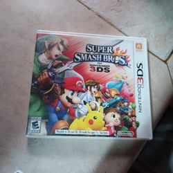 Super Smash Bros.  Nintendo 3ds Complete Video Game 