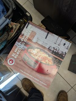 Chefs counter electric cooker