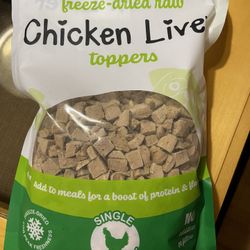 All Naturally Freeze-Dried Chicken Liver For Dog Food Topper Or Treat 