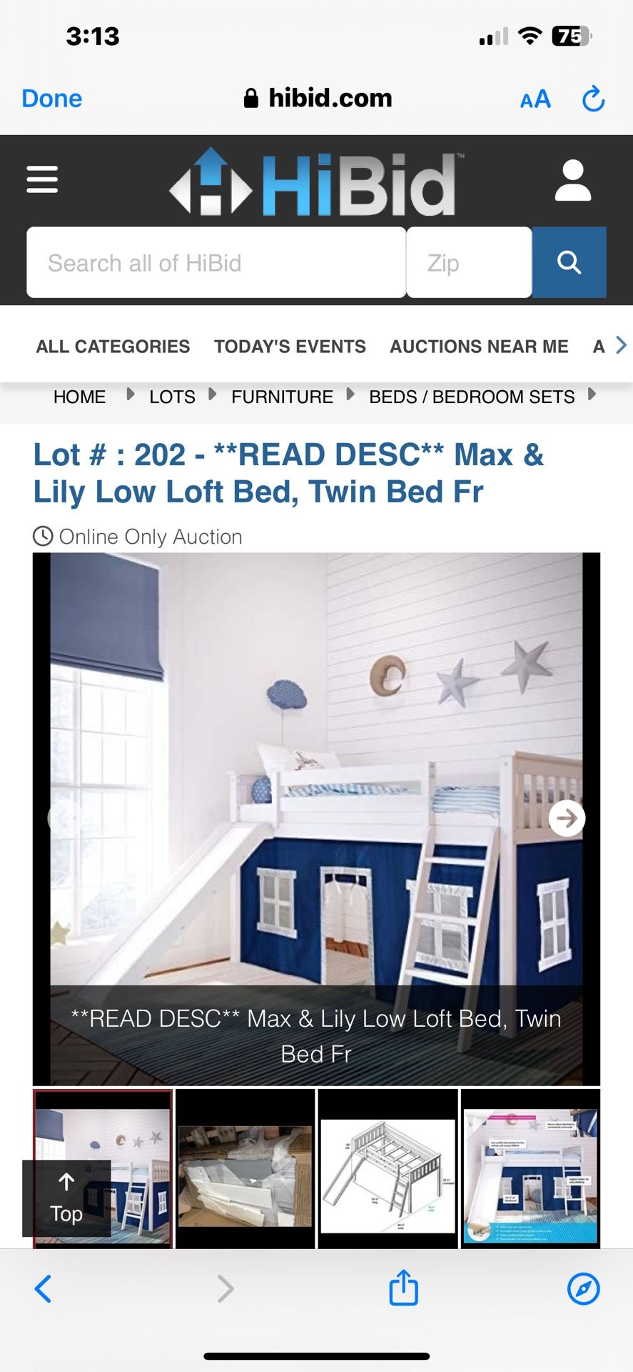 Max @Lilly Low Loft Twin Bed