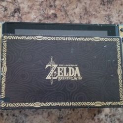 Nintendo Switch With Zelda Breath Of The Wild Skins 