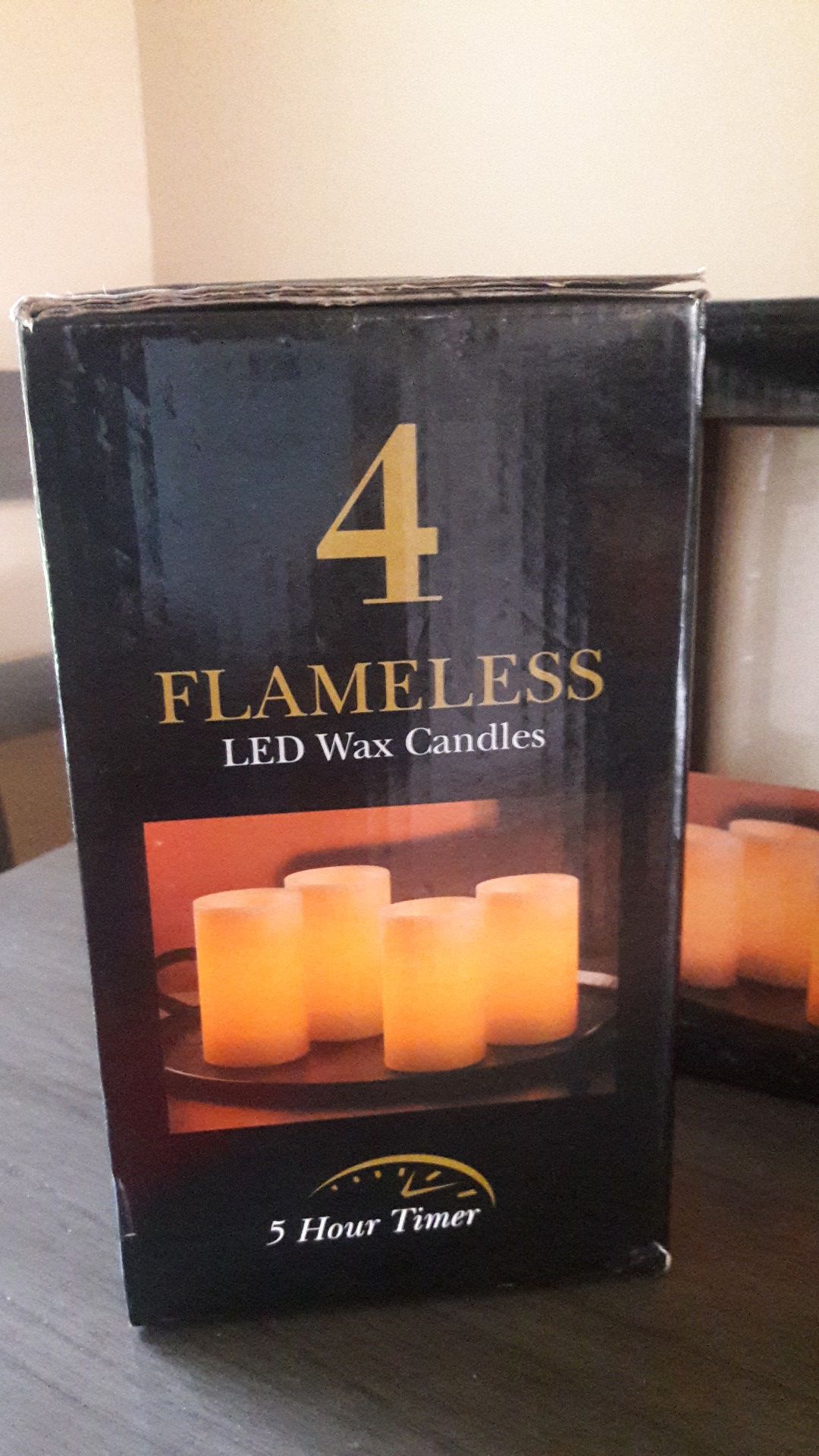 SET OF 4 Sterno Homes LED Flameless Candles!!