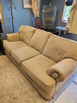 Tan 3 Seat Couch