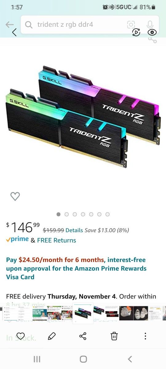 gaming computer memory card