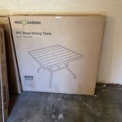 1pc Steel Dining Table