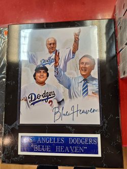12x15 plaque Of DODGERS BLUE HEAVEN 