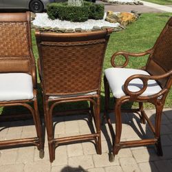 Hooker Furniture Bamboo rattan Bar Stools 