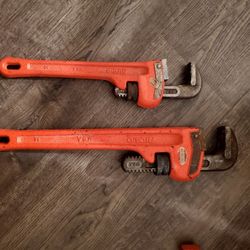 Rigid 10in And 14in Pipe Wrenches