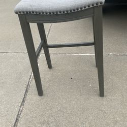 Gray Bar Stool