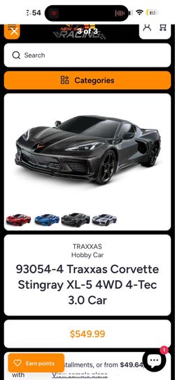Traxxas corvette