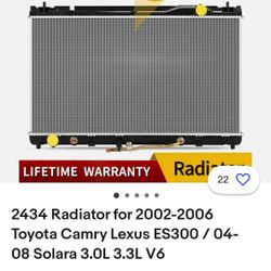 Car Radiator for Toyota Camry, Toyota Solara, Lexus Es 