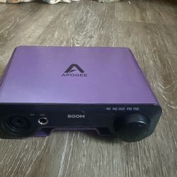 Apogee Boom interface