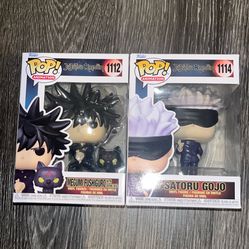 Jujutsu Kaisen Funko Pops (Megumi and Gojo)
