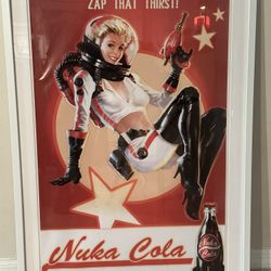 Framed Nuka Cola Poster – Fallout Series (28x39”)