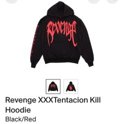 XxxTentacion X Revenge Hoodie Sz L