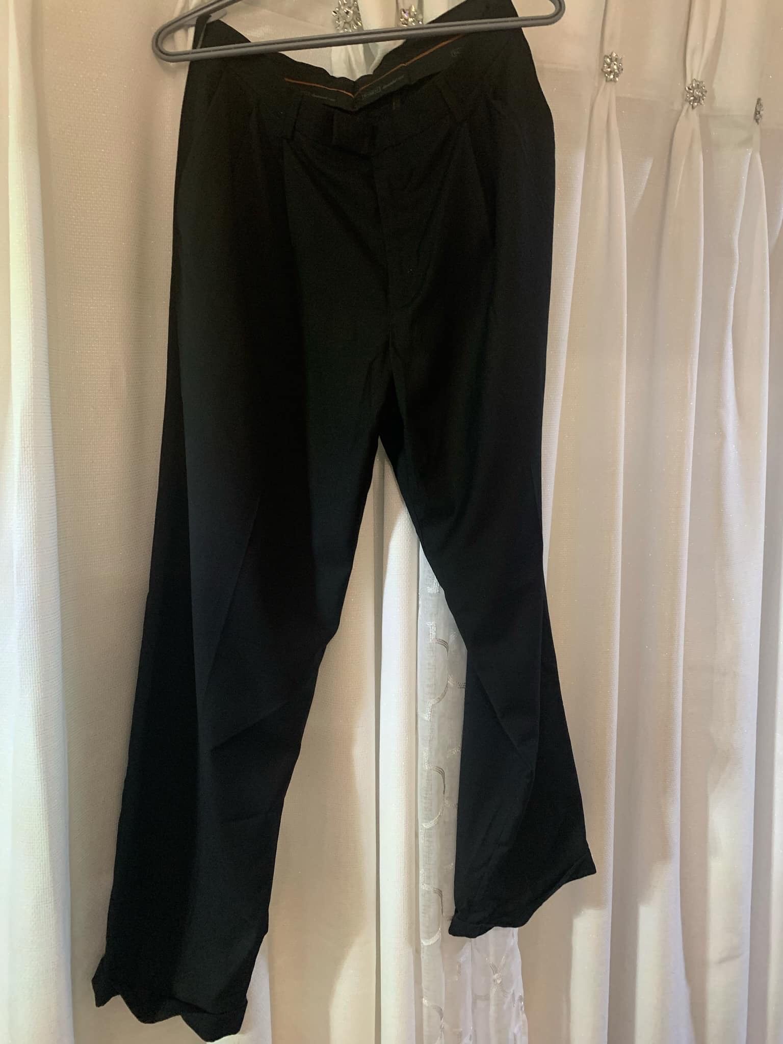 haggar dress pants Haggar Premium Stretch Dress Pants in Red main image 0