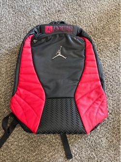 Nike Air Jordan 12 Retro backpack black and red  brand new