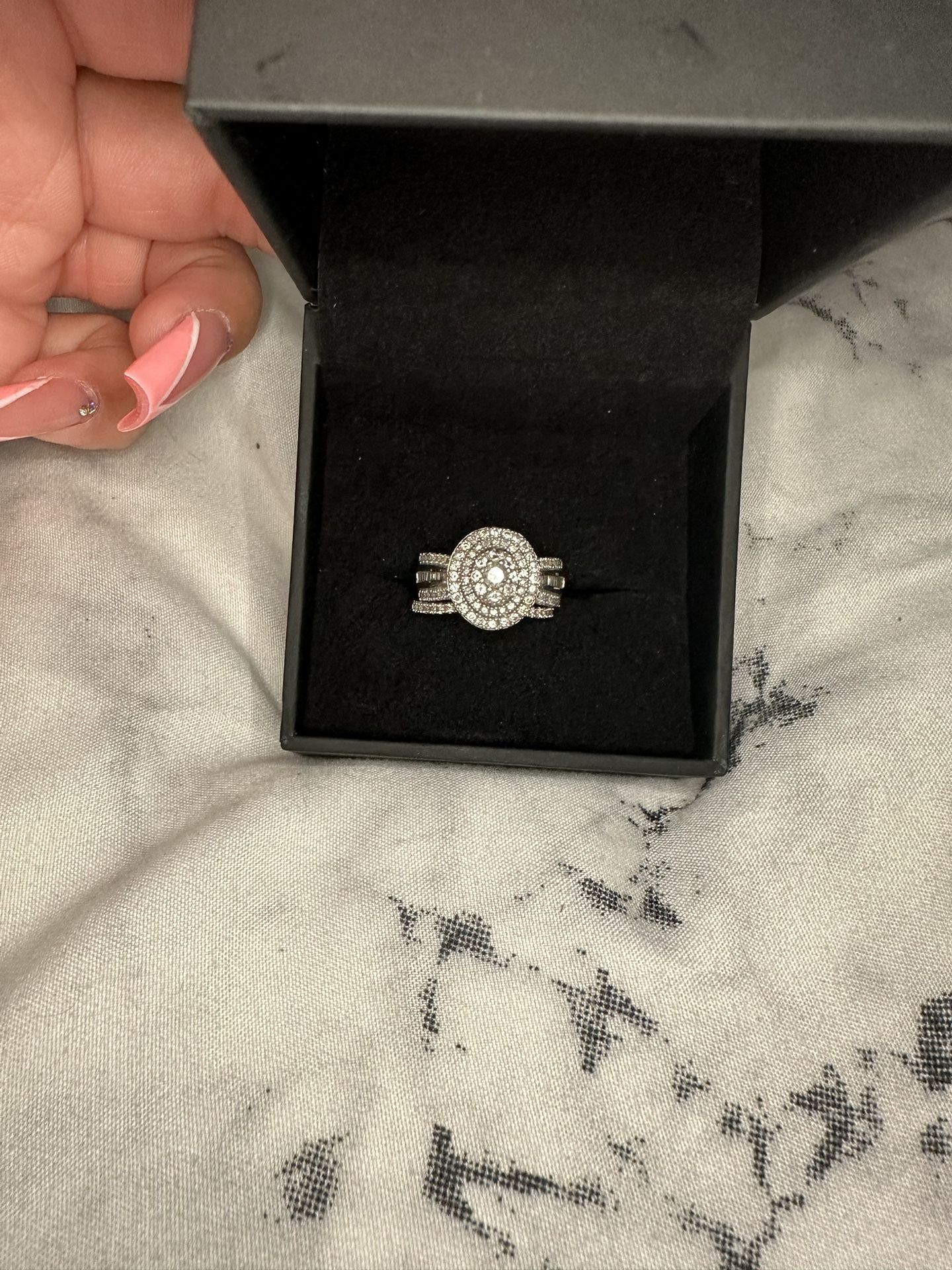 Zales 1 1/4 Ct Wedding Set Size 7