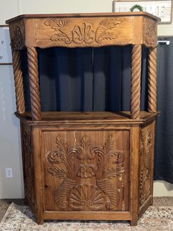 Rustic Wooden Bar
